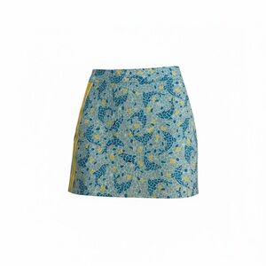 Lilly Pulitzer Skirt Size 8 Blue Mosaic Print Mini Skirt Coastal Preppy
